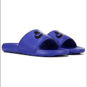 Nike Victori One Men Slides Sandals Enhanced Comfort in Royal blue Sz 12 NWB